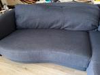 Hoekbank Goossens, blauw, 200x150x90, textiel, Ophalen, Gebruikt, Stof, Modern hoekbank