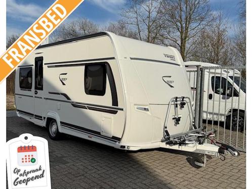 Fendt Bianco Selection 465 SFB Incl. Mover Fietsendrager, Caravans en Kamperen, Caravans, Bedrijf, tot en met 4, Rondzit, Fendt
