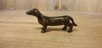 BRONZEN TECKEL / TEKKEL / hond, Ophalen of Verzenden, Nieuw, Hond of Kat, Beeldje of Figuurtje