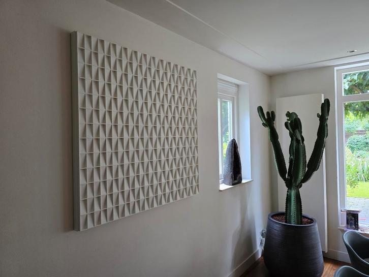 reliëf kunst ( Jan Schoonhoven), Huis en Inrichting, Woonaccessoires | Wanddecoraties, Nieuw, Ophalen