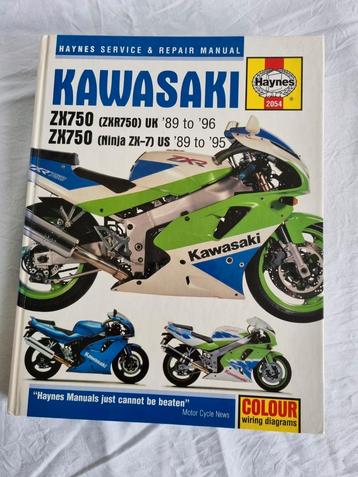 Werkplaats handboek Kawasaki zxr 750. Haynes.  beschikbaar voor biedingen
