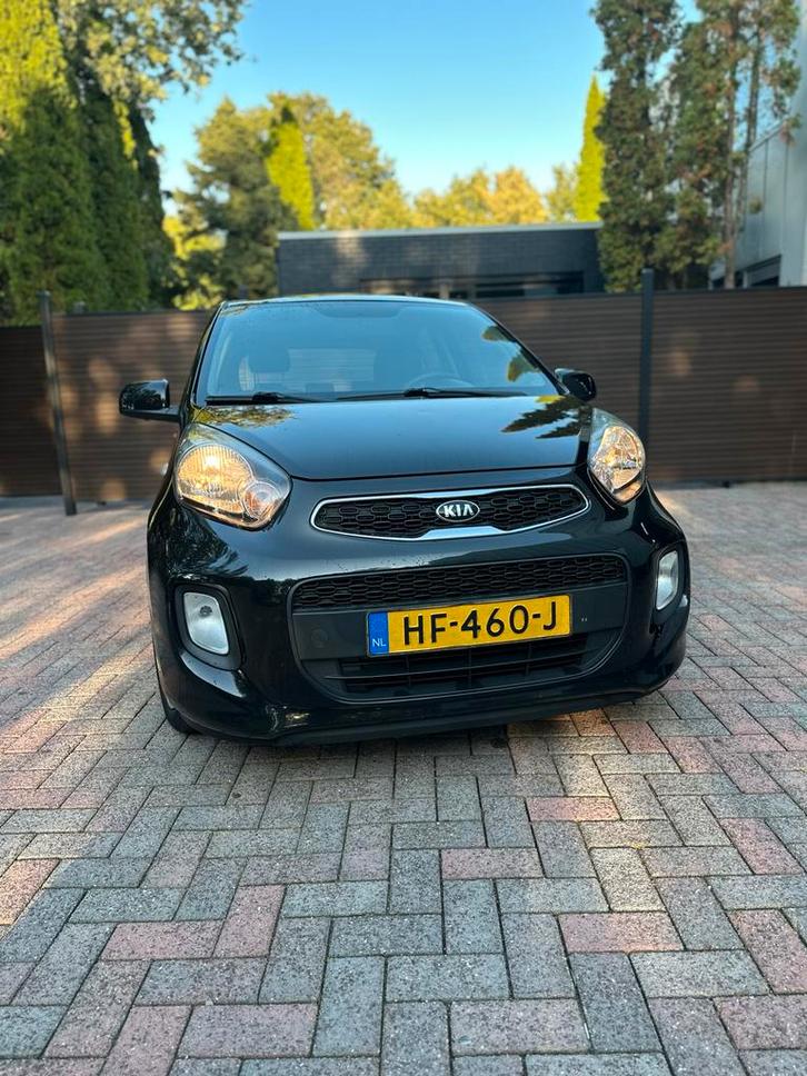 Kia Picanto 1.0 Cvvt 5-DRS 2015 Zwart, Auto's, Kia, Particulier, Picanto, Airconditioning, Android Auto, Apple Carplay, Centrale vergrendeling