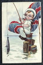 Pijprokend vist de matroos een onderzeeboot op, 1920, Verzamelen, Verzenden, Voor 1920, Gelopen, Kinderen