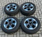 Lichtmetalen velgen Jeep Compass Winterbanden - nette staat, Auto-onderdelen, Banden en Velgen, Ophalen, 215 mm, Velg(en), 16 inch