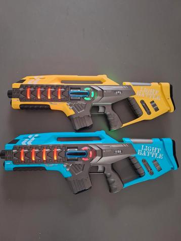 2 Lightbattle Guns - Lasergame Set beschikbaar voor biedingen