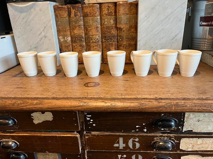 WEDGWOOD WINDSOR MOKKEN 8.5 cm, Huis en Inrichting, Keuken | Servies, Zo goed als nieuw, Kop(pen) en/of Schotel(s), Wedgwood, Porselein