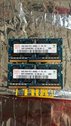 Lenovo laptop ram geheugen, 2x 2GB, Ophalen of Verzenden, Zo goed als nieuw