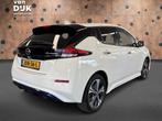 Nissan Leaf e+ N-Connecta 62 kWh ADAPTIVE CRUISE 17 INCH VEL, Auto's, Stof, Gebruikt, Zwart, Wit