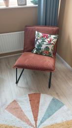 Fauteuil Cooper - ribstof - koper, Huis en Inrichting, Fauteuils, Ophalen, Zo goed als nieuw, Stof