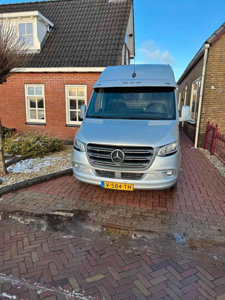 Mooiste van Nederland Mercedes sprinter 319 v6 118000 km, Auto's, Bestelauto's, Particulier, Achteruitrijcamera, Adaptieve lichten