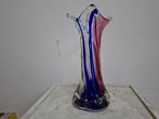 als nieuw handgemaakte echt murano glazen vaas, Overige kleuren, Ophalen of Verzenden, Minder dan 50 cm, Glas