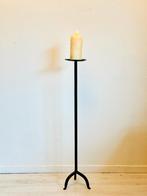 Vintage smeedijzeren brutalist vloerkandelaar jaren 70, Verzenden