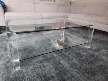 Glazen salontafel beschikbaar voor biedingen