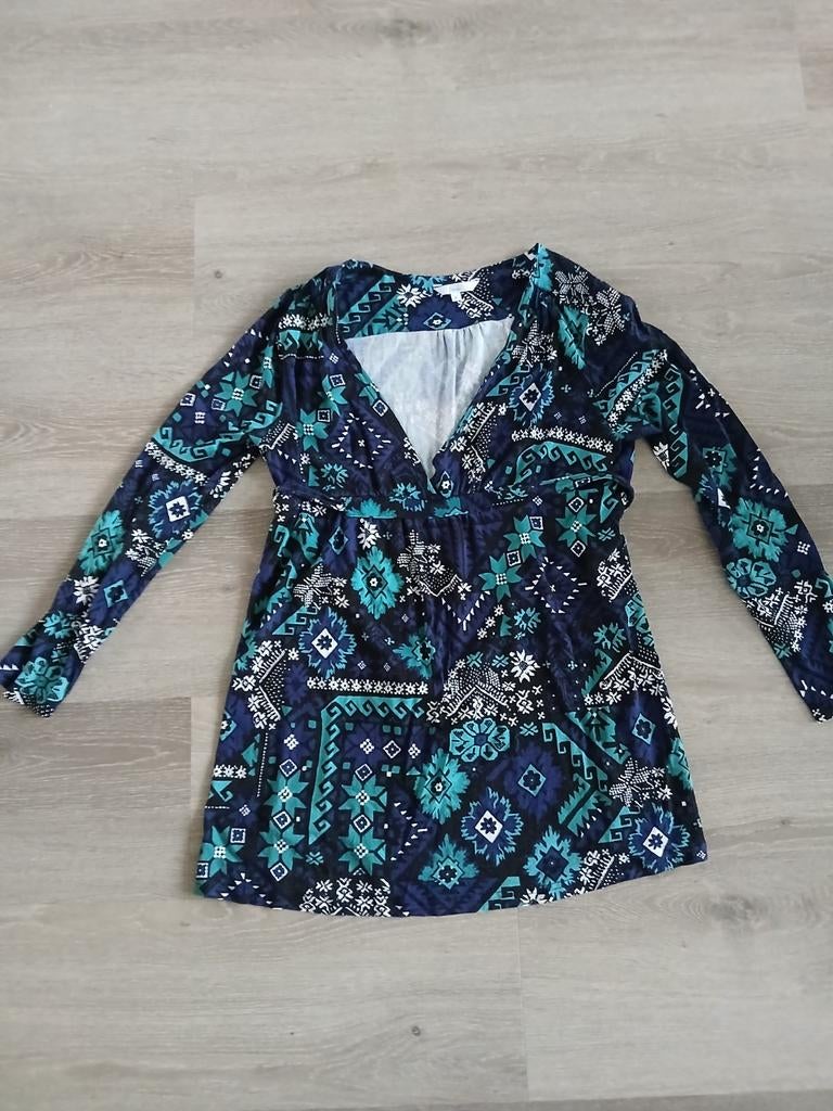 Zwangerschapstuniek Miss Etam XL, Kleding | Dames, Positiekleding, Blouse of Tuniek, Maat 46/48 (XL) of groter, Ophalen of Verzenden