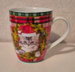 Kerstbeker poes, Ophalen of Verzenden, Zo goed als nieuw, Aardewerk