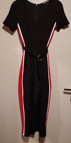 Jumpsuit zwart met rood witte streep aan de zijkant Maat S, Kleding | Dames, Jumpsuits, Nieuw, Tally WeiJL, Ophalen of Verzenden