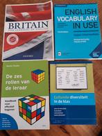 4 boeken voor 1e jaar lerarenopleiding HBO Engels Stenden, Boeken, Ophalen of Verzenden, Zo goed als nieuw, HBO