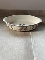 Gien Tulipes Noires ovenschaal 39 cm, Huis en Inrichting, Ophalen, Aardewerk, Schaal of Schalen