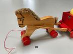 SISO houten speelgoed paard en wagen. Jaren 50/60., Ophalen of Verzenden