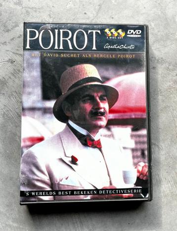 Poirot Agatha Christie David Suchet 3 DVD Box Detectiveserie beschikbaar voor biedingen