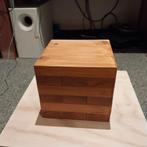 Houten kubus, Ophalen