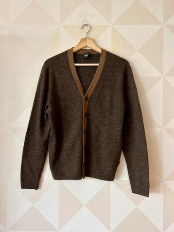 Hugo Boss slim-fit vest wol bruin XL beschikbaar voor biedingen