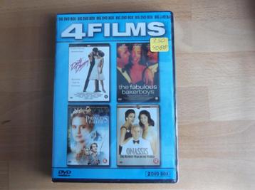 4 Films op een dubbel dvd 4088 Nieuw in Seal 