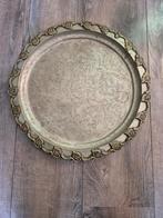 Groot Marokkaans Dienblad Zilver/Koper gemerkt, Ophalen of Verzenden