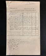 Rapportage rijden door onveilig sein te Ressen-Bemmel (1924), Verzamelen, Ophalen of Verzenden, Gebruikt, Trein