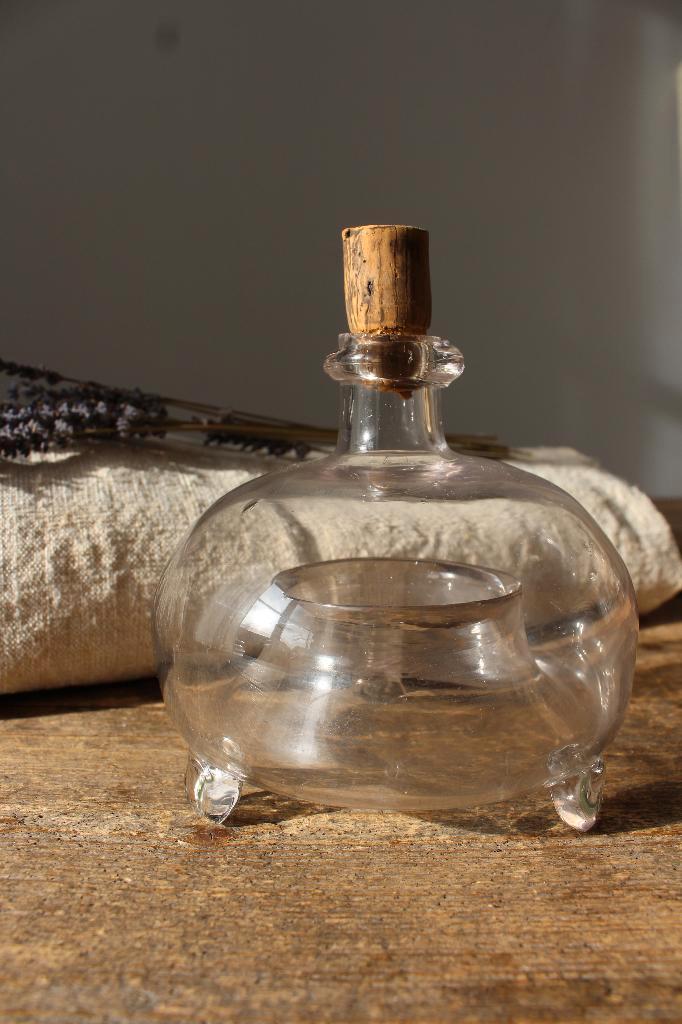 Oude brocante glazen wespenvanger Nr.1 *Pronck & Praal*, Antiek en Kunst, Curiosa en Brocante, Ophalen of Verzenden