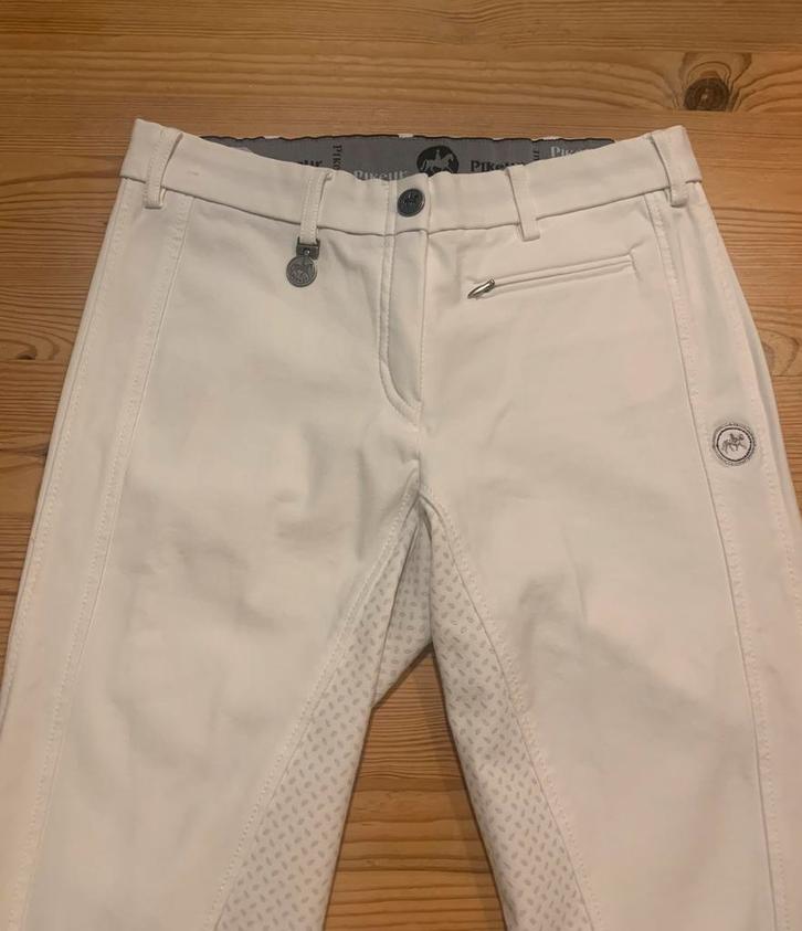 Pikeur dames rijbroek wit, Dieren en Toebehoren, Paardrijkleding, Zo goed als nieuw, Dames, Onderkleding, Dressuur, Ophalen of Verzenden