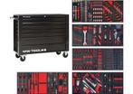 Gevulde brede zwarte gereedschapswagen XL 514-delig MW Tools, Auto diversen, Autogereedschap, Ophalen, Zo goed als nieuw