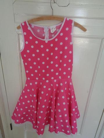 POLKA DOTS jurk met lichte petticoat:mt 152 beschikbaar voor biedingen