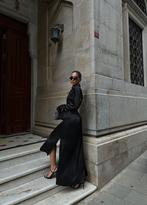 Nieuwe satijnen jurk - Maat XL, Zwart, Maat 46/48 (XL) of groter, Nieuw, Ophalen of Verzenden