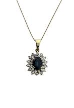 Gouden Entourage Hanger ca 0.35 ct Briljant Geslepen Diamant, Overige voorstellingen, -, -, Ophalen of Verzenden