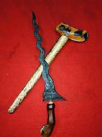 Antieke Keris Lar Monga 11 Luk Pandan Iris Timoho Solo SUW00, Verzenden