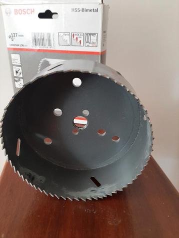 Bosch Gatenzaag 127mm -  in doos, slechts 1 gat mee geboord! beschikbaar voor biedingen