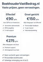 BoekhouderVastBedrag, Komt aan huis, Administratie of Boekhouding