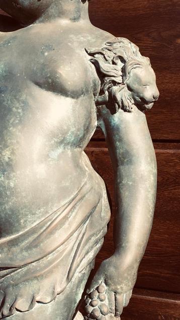 Zeldzaam antiek bronzen putto tuinbeeld ! beschikbaar voor biedingen
