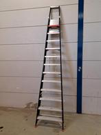 Aluminium, enkele trap, Ophalen, Gebruikt, 2 tot 4 meter