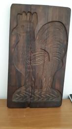Grote oude speculaasplank, haan, Antiek en Kunst, Ophalen of Verzenden