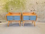 Vintage nachtkastjes jaren 60 design mid century, Huis en Inrichting, Gebruikt, Onbekend, Ophalen of Verzenden, Onbekend