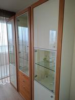 Vitrine kasten Hülsta, 200 cm of meer, Ophalen of Verzenden, 25 tot 50 cm, Glas