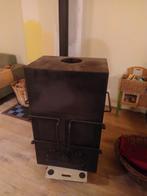 Abc pejs cv houtkachel met rookkanaal wisselaar, Huis en Inrichting, Kachels, Ophalen, Gebruikt, Houtkachel, Vrijstaand