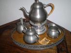 GELRIA TINNEN SERVIES MET DIENBLAD, Ophalen of Verzenden