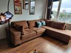 Cognac Hoekbank, Huis en Inrichting, Banken | Bankstellen, Ophalen, 250 tot 300 cm, Gebruikt, Hoekbank