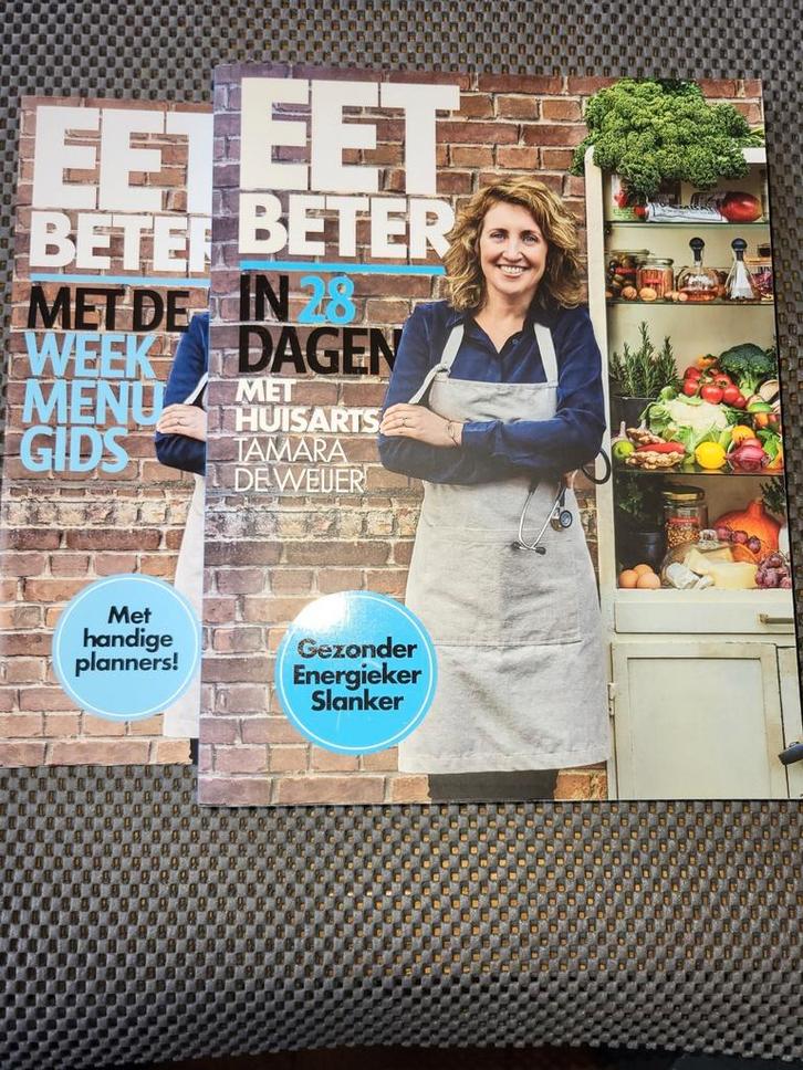 Eet beter in 28 dagen,  tamara de weijer, + weekmenu gids, Boeken, Gezondheid, Dieet en Voeding, Zo goed als nieuw, Ophalen of Verzenden