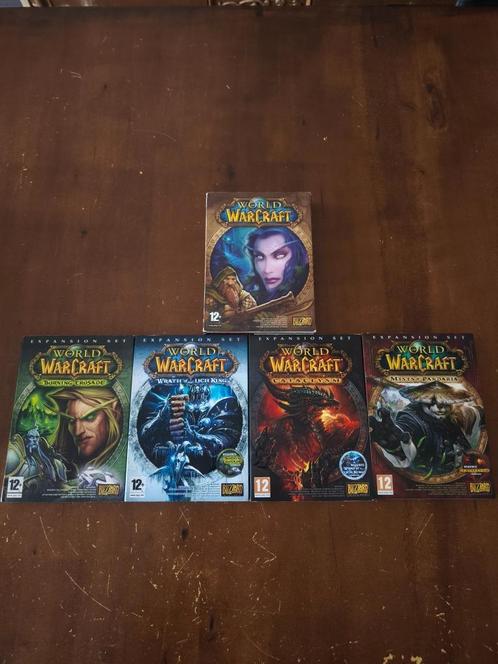 World of Warcraft | Base Game + 4 Expansions | PC CD-Rom, Spelcomputers en Games, Games | Pc, Gebruikt, Role Playing Game (Rpg)