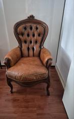 Antieke lederen stoel, Ophalen