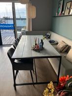 Eettafel 100 x 240 merk stoer metaal, Huis en Inrichting, Tafels | Eettafels, Ophalen, 100 tot 150 cm, 200 cm of meer, Zo goed als nieuw